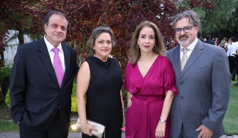  Enrique Michel, Mónica Ramírez, Georgina Benavente y Jorge Lozano.