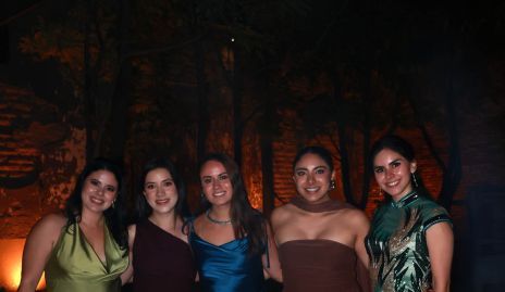  Vicky González, María José Moreno, Ana Gaby Alba, Andrea Padrón y Ana Cubillas.