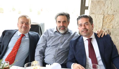  Santiago Ojeda, Fernando Abaroa y Roberto Navarro.