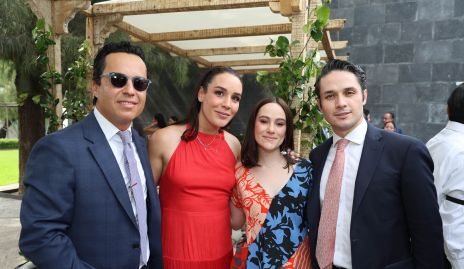  Luis de la Rosa, Ximena Castillo, Ana Sofía Patiño y José Agustín Castillo.
