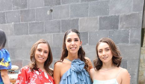  Fer Franco, Adriana Estrada y Nayelli Maya.