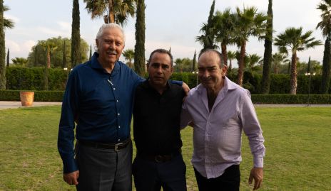 Elías Dip, José Luis Sánchez y Juan Carlos Sánchez.