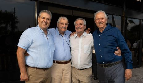 Salomón Dip, Salim Dip, David Echenique y Elías Dip.