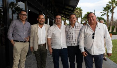  César Agundiz, Jaime Rendón, Ramón Martínez, Iván Arguelles y Jorge Santos.