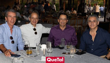  Eduardo Cantú, Elías Abud, Salim Abud y Mauricio Abud.