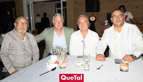 Manuel Medellín, Jesús Ramírez, Joel Ramírez y Jorge García.