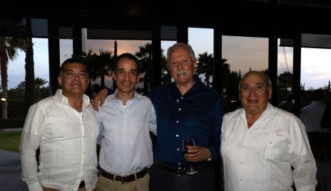 Enrico Santoyo, Alejandro Chacón, Elías Dip y Antonio Avila.