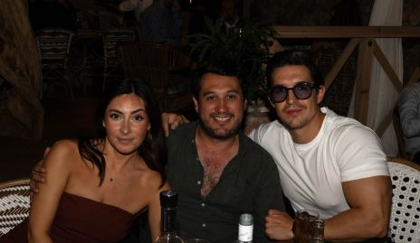  Melissa González, Pedro Sánchez y Daniel Vargas.