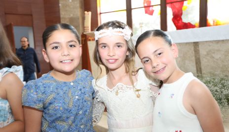  Natalia Briseño, Elena Reverte e Inés García.