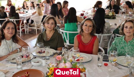  Esther Sandoval, Cony Alvarado, Mónica Cerda y Leticia Hernández.