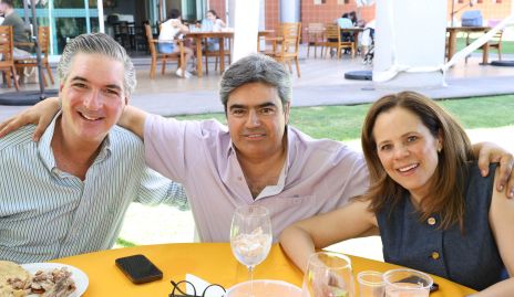  Andrés Bárcena, Paco Leos y Paty Fernández.