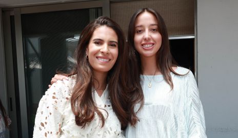  María José Rojas y Sofía Villanueva.