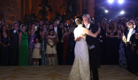  Claudio Meade con su hija Daniela.