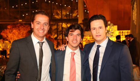   Josh Torres, Sebastián Garza y Bernardo Herrera.