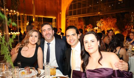  Camila y Fernando Domínguez, Héctor Hernández y Susana Schekaibán.