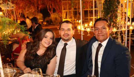  Carla Fraga, Erick Soriano y Diego Tovar.