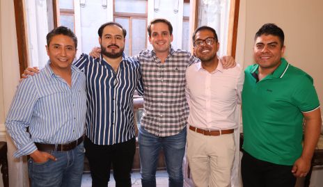   Eduardo Limón, Alfredo Benavente, Jesús González, Gerardo O’Farril y Luis Ortiz.