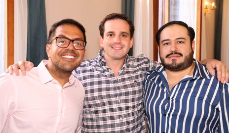  Gerardo O’Farril, Chuy González y Alfredo Benavente.