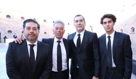  Roberto Navarro, Jaime Navarro, Higinio Cuesta y Ramiro Arroyos.