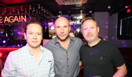  Enrique de León, Juan Pablo Nava y Ernesto Pérez.