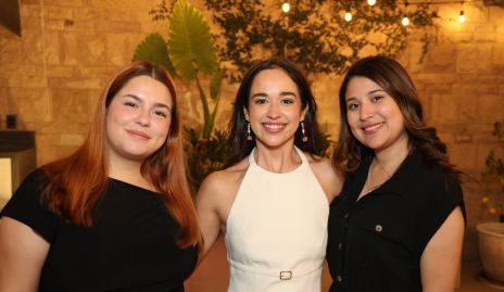  Mariana González, Ivanna Martínez y Ana Verónica González.