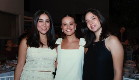  Daniela de la Huerta, Sofía Medina y María Enríquez.