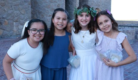  Alin, Majo, Sofi y Catalina de Alba.