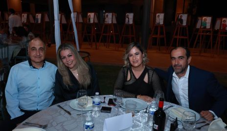  Rafael Ortiz, Paola de la Fuente, Celeste Silvestres y Giovanni Silvestres.