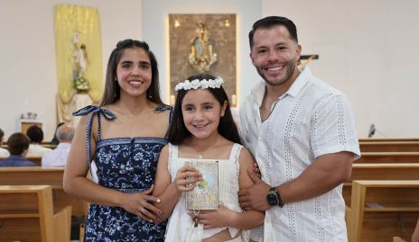  Sofía Moreno, Elisa Castillo y Mauro Olvera.