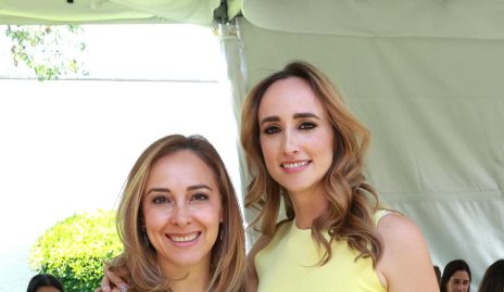  Sandra Aldrete y Ángeles Mahbub.