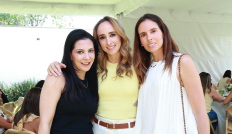  Paty Guerrero, Ángeles Mahbub y Daniela de la Fuente.