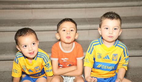  Leonardo, Julián y Alonso Palos.