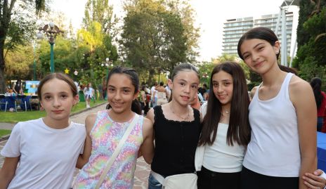  Vale, Amaya Zavala, Emilia Hernández, Isabela Bricio y María Eva Gómez.