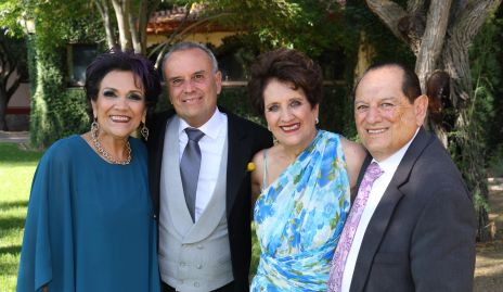 Los hermanos, Elsa, Daniel, Graciela y Gustavo Medina.