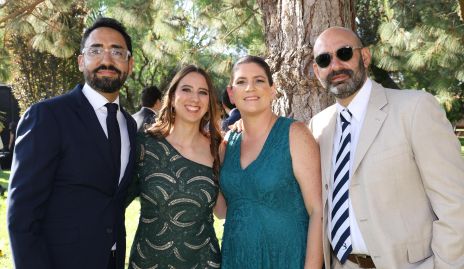  Augusto Liñán, Daniela, Amalia Rojas y Ramón Aguirre.
