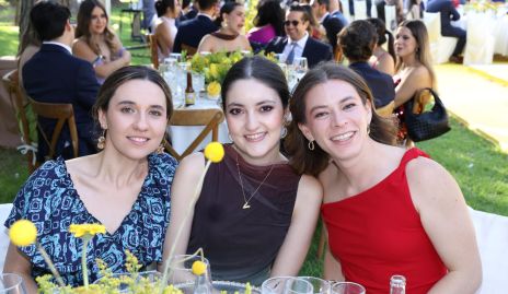  Adriana Martins, Valeria González y Natalia Gordoa.