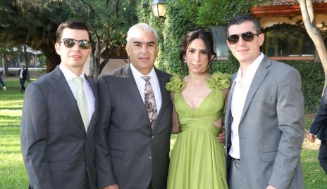  Frank Carlos González, Germán González, Maru González y Germán González.