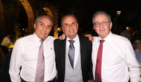 Arturo González, Daniel Medina y Manuel Villasuso.