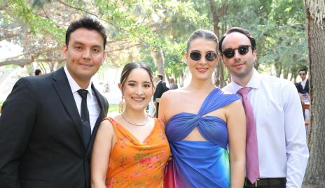  Adrián Medina, Tatiana Lesea, Vero Pérez y Pato Meade.
