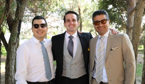  Eduardo Shleske, Jesús González y Aarón Patchen.