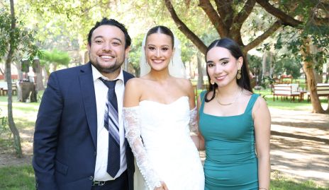  Guillermo Medina, Sofía Medina y Ximena Alderete.
