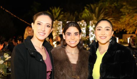  Valeria Rangel, Rocío de la Vega y Marcela Villarreal.