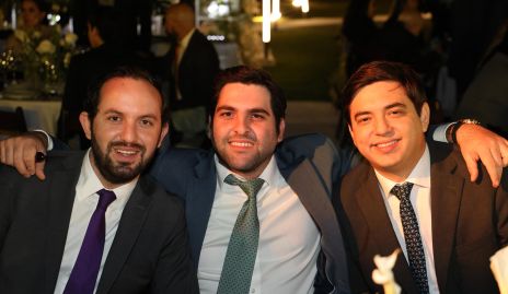  Eduardo Zepeda, Antonio Esper y José Leija.