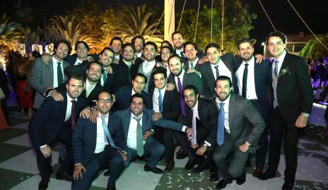  Alfonso Jerez con sus amigos.