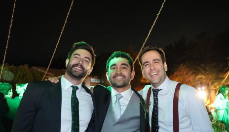 Ignacio, Alfonso Jerez y Javier Barragán.