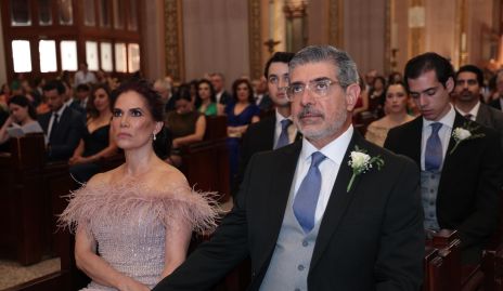  Susana Jonguitud y Mauricio De Luna, papás de la novia.