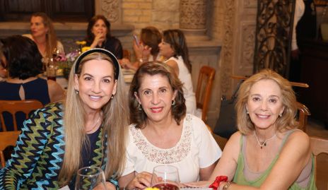  Elizabeth Eichelmann, Marilú Adrián y Tayde Gaviño.