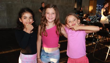  María José Hernández, Isabela Meade y Regina Guerra.