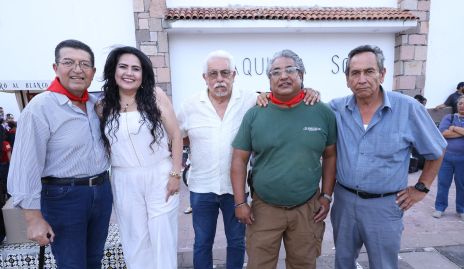  Rafael Sánchez, Laura Alfaro, Rafael Tiscareño, Domingo González y Paco Flores.