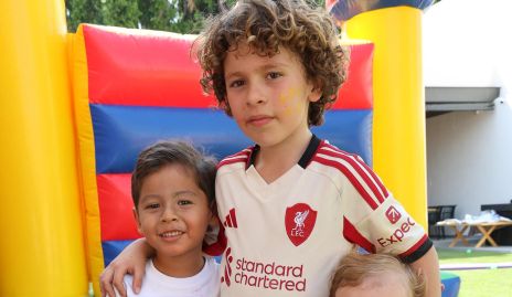  André, Diego y José Pablo Reverte.